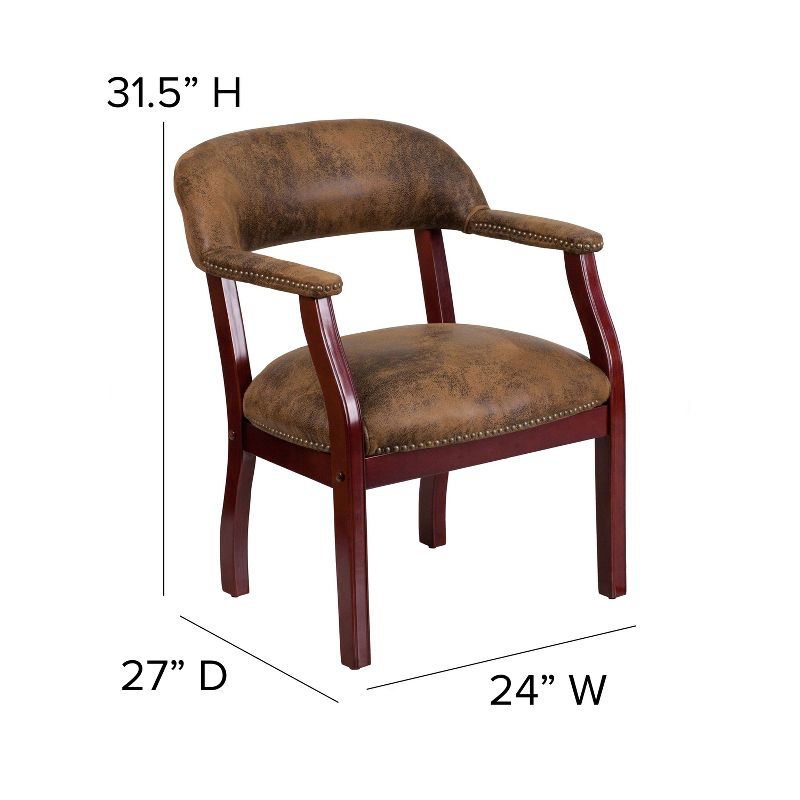 Emma and Oliver Conference Chair with Accent Nail Trim, 4 of 11