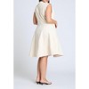 ELOQUII Women's Plus Size Denim Fit & Flare Dress - 3 of 3
