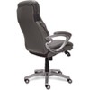 Air Health And Wellness Executive Chair Gray Leather - Serta: Lumbar ...