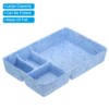 Unique Bargains 4 Compartments Desk Felt Drawers Organizer 2 Pcs - 4 of 4