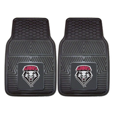 NCAA New Mexico Lobos Vinyl Car Mat Set - 2pc