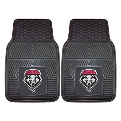 NCAA New Mexico Lobos Vinyl Car Mat Set - 2pc