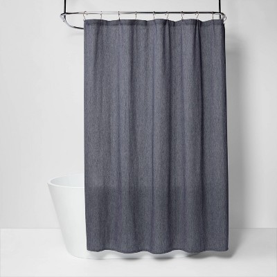 Woven Pattern Shower Curtain Blue - Project 62™