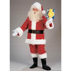 Forum Novelties Santa Claus Adult Value Costume Suit | One Size Fits Most - 1 of 1