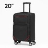 NEW YORK XPRESS XH-2601 SOFT LUGGAGE 5 PIECE (20" 26" 28" 30" 32")  BROWN 32" - 3 of 4
