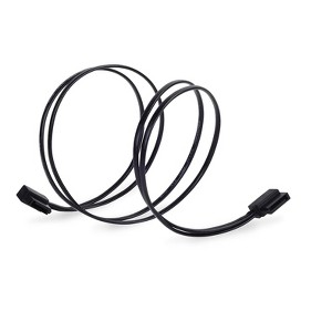 SilverStone Technology Low profile SATA 6G Cable 500mm Black - 1 of 3