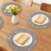 REGALWOVEN Farmhouse Placemats Set of 6 Woven Placemats, Washable Kitchen Table Mat for Dining Table Decor - 2 of 4