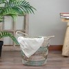 Northlight Natural Woven Seagrass Basket with Handles - 14" - 2 of 4