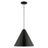 Livex Lighting Dulce 1 - Light Pendant in  Shiny Black - 3 of 4