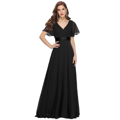 Ever-pretty Black Plus Size Evening Dress, Black, 26 : Target