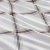 Sapphtopaz 3PCS/4 PCS Comforter Set Tan Plaid with 1 Flat Sheet,1 Fitted Sheet,1/2 Pillowcase,Bed Set Coverlet for All Seasons,Machine Washable - 4 of 4