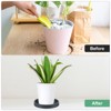 Unique Bargains Plastic Indoor/Outdoor Durable Plant Saucer Water Catcher Tray 3 Pcs - 3 of 4
