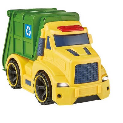 Kidoozie Lights N' Sounds Recycle Truck, Friction Powered, Opening Recycle Bin, For Ages 3+