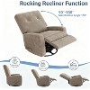 Coucheta 360 Swivel Recliner Chair, Glider Rocking Chair with Adjustable Footrest, Recliner for Living Room Bedroom Apartment - 3 of 4