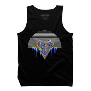 Adult Design By Humans Rainbow Deconstruct Melt By EranFowler Tank Top - 1 of 2