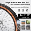 Mountain Bike 24 Inch Wheels, 21-Speed Trail Commuter City Mountain Bike,High Carbon steel Frame Disc Brakes Thumb Shifter Front Fork Bicycles - 4 of 4