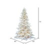 Vickerman Flocked White Spruce Artificial Christmas Tree - 3 of 4