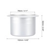 Unique Bargains Aluminum Alloy Cup Drink Holder Matte for Marine Boats RVs Silver Tone 2.44"x4.02" 2Pcs - 4 of 4