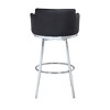 Chintaly Imports,Modern Club Bar Stool  Memory Swivel - 3 of 4