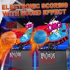 Skirfy Kids Arcade Basketball Game with Scoring and Target Sounds, 2-Player Double Shot Basketball Game with 6 Balls, Basketball Toy Set. - 2 of 4