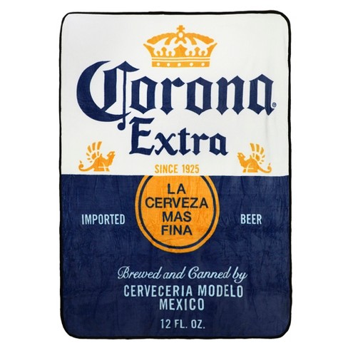 Feudo No es suficiente jaula Corona Extra Beer Label Throw Blanket : Target