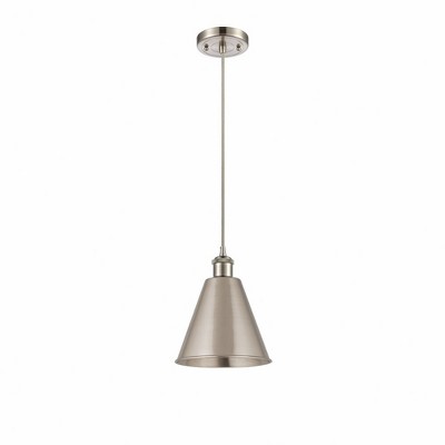 Ballston Cone - 1 Light Mini Pendant In Industrial Style-11.75 Inches Tall and 8 Inches Wide