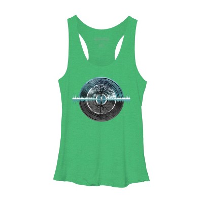 Women's Design By Humans Returning To Silence By Maryedenoa Racerback Tank Top
