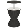 vidaXL 3-in-1 Ice Cooler Table Black Polypropylene - 2 of 4