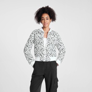 Women's Quilted Bomber Jacket - Wild Fable™ - 1 of 4