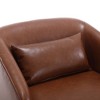Okak Fine Modern 360° Swivel Barrel Chair Accent Chair with Soft Pillow Round Sofa Armchair Club Chair for Hotel Lounge Bedroom - 4 of 4