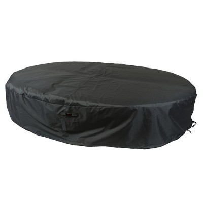 Shield Titanium 3-Layer Polyester Water Resistant Outdoor Sun Bed Cover - 70x98.3x17.5" Dark Grey