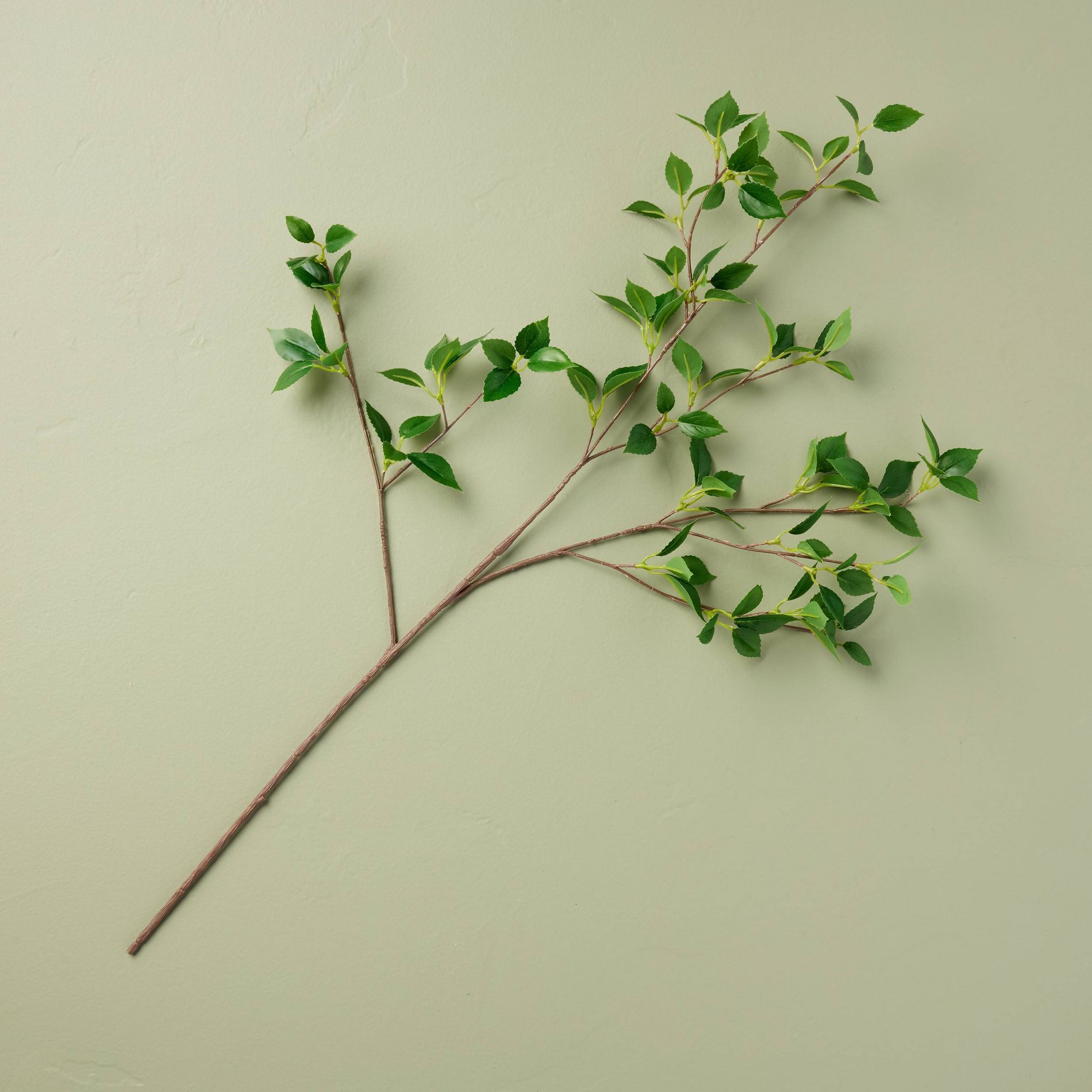 Banyan Leaf Artificial Stem Green - Hearth & Hand™ with Magnolia