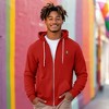 Dalix Lightning Bolt Glow in the Dark Embroidered Zip Hoodie Fleece Long Sleeve Pocket Warm Soft Mens - 3 of 4