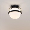 Nuvo Lighting Lakeshore 1 - Light Flush Mount in  Matte Black - 4 of 4