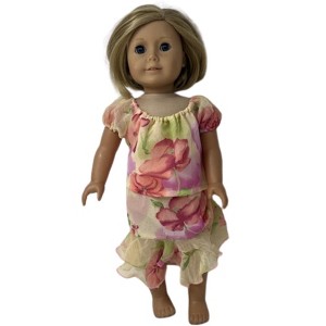 Doll Clothes Superstore Handmade Chiffon Skirt & Blouse Outfit for 18-Inch Girl Dolls - 1 of 4