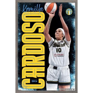 Trends International WNBA Chicago Sky - Kamilla Cardoso 25 Framed Wall Poster Prints - 1 of 4
