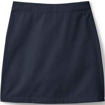 Lands' End School Uniform Girls Plaid Box Pleat Skirt Top Of The Knee ...