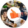 L3 Level 3 Nitrile Gloves - Professional Heavy Duty Disposable Gloves - Latex Free - Fits Snug - Box of 100 - 4 of 4