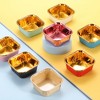Unique Bargains Greaseproof Party Single-sided Aluminum Foil Cupcake Liners 50 Pcs - 3 of 4