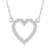 Pompeii3 1/2Ct Heart Diamond Pendant in 10k White or Yellow Gold - 4 of 4