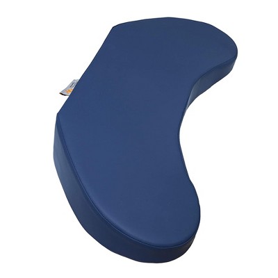 Bedsore Rescue Contoured Elevated Support Positioning Wedge Foam Cushion Pillow for Pressure Relief and Ulcer Prevention, Blue