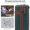 Vynxaria 3PC Airline-Approved Carry-On Luggage Set: Hardside Suitcase, Weekender Bag, Toiletry Bag, TSA Lock, Spinner Wheels - 3 of 4