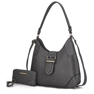 MKF Collection Juliette Vegan Leather Women’s Shoulder Bag with Matching Wallet by Mia K - 1 of 4