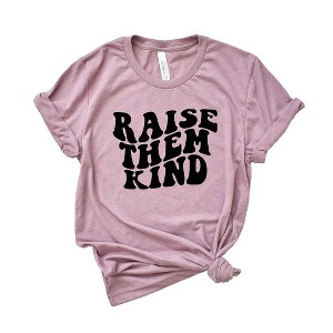 Simply Sage Market Women's Raise Them Kind Wavy Short Sleeve Graphic Tee - 1 of 2