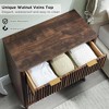 32" Tall Fluted Nightstand, Modern Side Table, 3 Drawers End Table w/Storage, Bedside Table for Bedroom, Living Room - 3 of 4