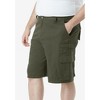 Boulder Creek by KingSize Men's Big & Tall Ranger Stacked Cargo 12 Pocket Short - 4 of 4