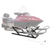 Black Ice Snowmobile Lift Jack with Manual Hand Crank, Rubber-Coated Lift Pads and 700 Pound Capacity for Repairs, Maintenance or Storage - 4 of 4