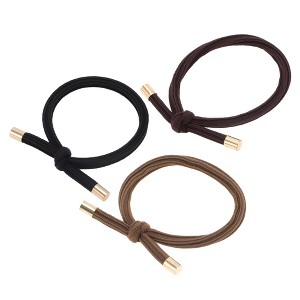 REGALWOVEN Elastic Ponytail Elegant Knotted Style Hair Rope Scrunchies - 1 of 4