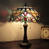 Chloe Lighting Grenville Tiffany-style 2 Light Victorian Table Lamp 16" Shade - 2 of 3