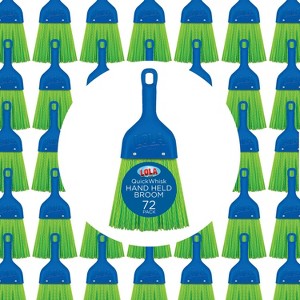 LOLA Whisk Broom, Hand Brush, Durable Bristles, Whisks Away Dirt & Debris, Compact, Hang Hole for Easy Storage, Indoor/Outdoor - 1 of 4